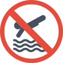 No diving