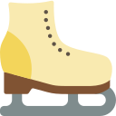 Sapatos de patinação no gelo