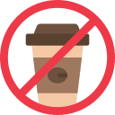 No coffee cups