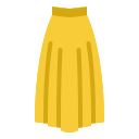 falda larga