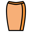 falda de tubo