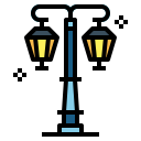 lâmpadas de rua