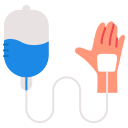 Intravenous saline drip