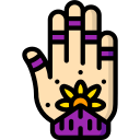 ręka malowana henną