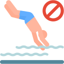 zakaz nurkowania