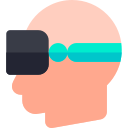 Virtual reality glasses