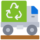 camión de reciclaje