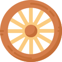 rueda de maderas