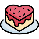 pastel de corazón