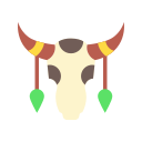 Bull skull