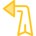 Diagonal arrow