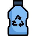 butelka z recyklingu