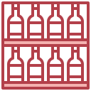 estante del vino