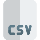 Csv file format