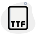ttfファイル