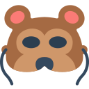 máscara de urso