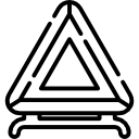 triángulo reflectante
