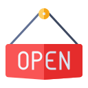 Open sign