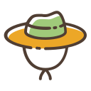 chapéu pamela