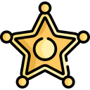 badge de sheriff