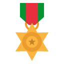 médaille étoile