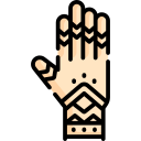 henna mão pintada