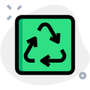 símbolo de reciclagem
