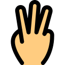 três dedos
