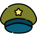 sombrero militar