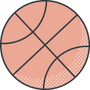 een basketbal