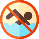 verboden te zwemmen
