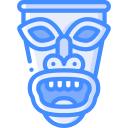 máscara tiki