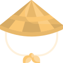 chapeau asiatique