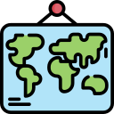 mappa del mondo