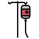 Intravenous saline drip