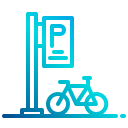 estacionamento de bicicletas