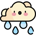 雨の