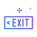 Exit door