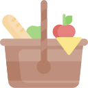 cesta de comida