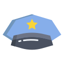 cappello della polizia