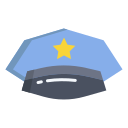 sombrero de policía