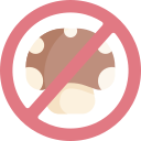 No mushroom