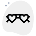 Heart glasses