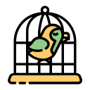 jaula de pájaros