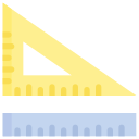 driehoekige liniaal