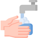 lavando as mãos