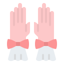 guantes de la mano