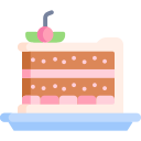 tranche de gâteau