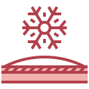 Snowproof fabric