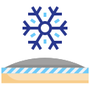 tejido a prueba de nieve